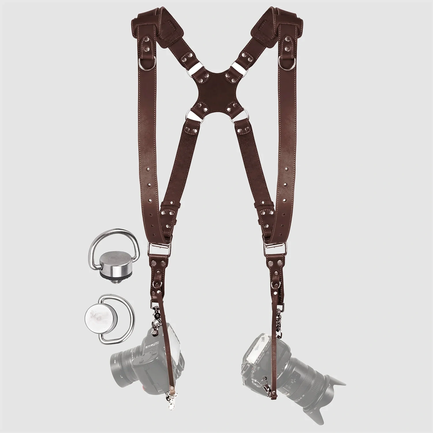 Padded camera shoulder strap