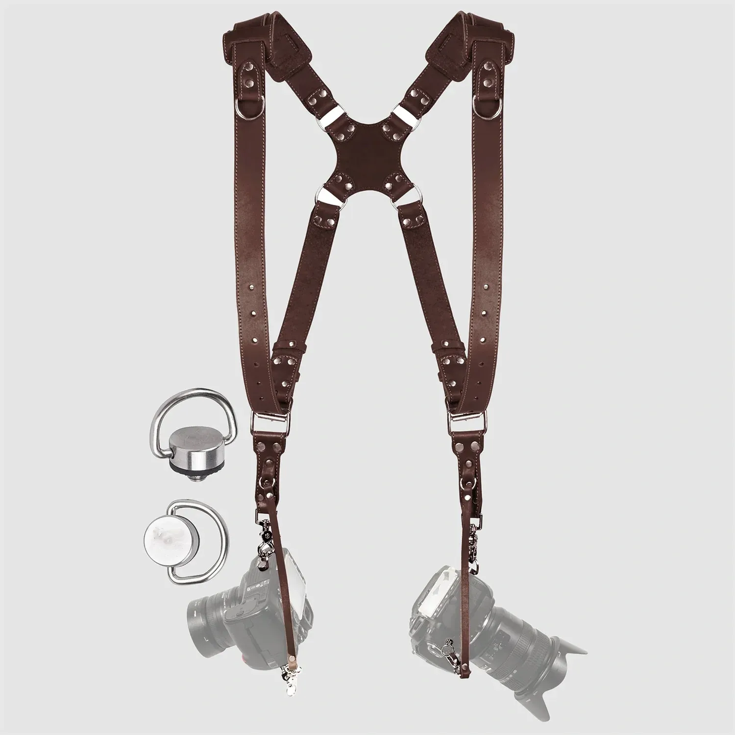 Padded camera shoulder strap