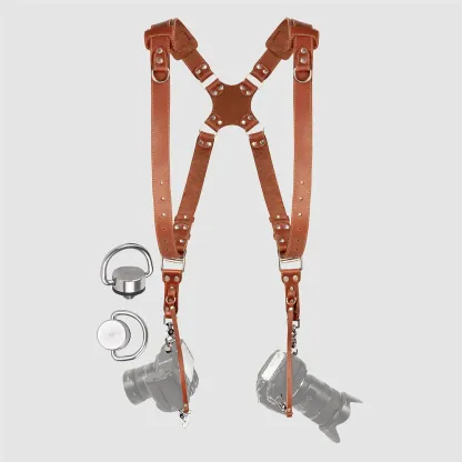 Padded camera shoulder strap