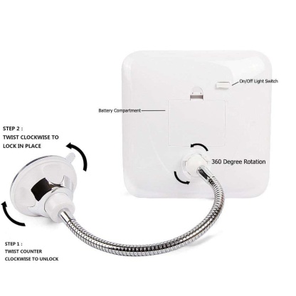 The 7X Magnification & LED Lighted Vanity Mirror