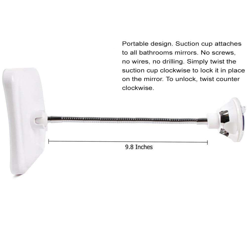 The 7X Magnification & LED Lighted Vanity Mirror