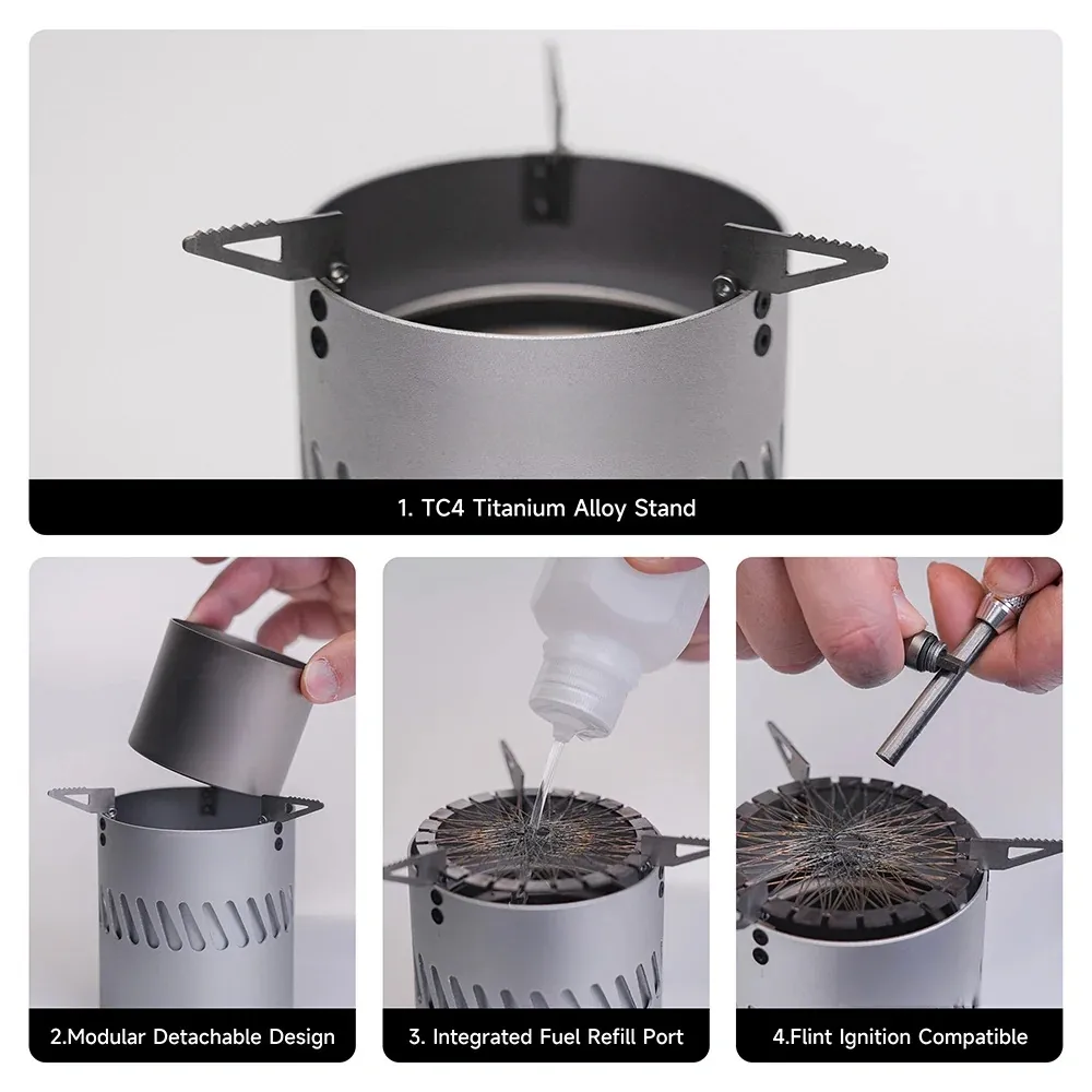 Portable Outdoor Alcohol Stove