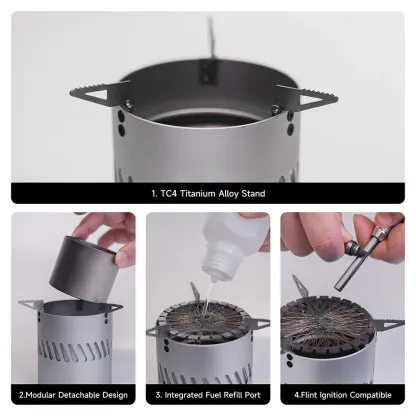 Portable Outdoor Alcohol Stove