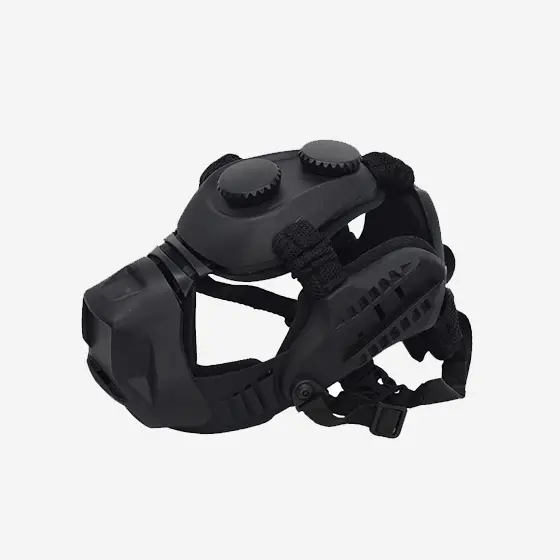 Adjustable-padding night-vision helmet