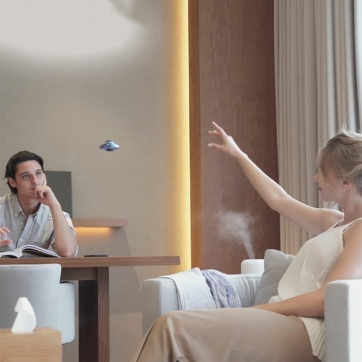 UFO Flying Spinner – Easy-to-Control Hover Drone for Fun Flying Experience