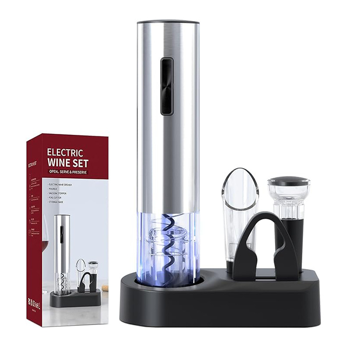 Rechargeable Wireless Automatic Electric Bottle Opener Set