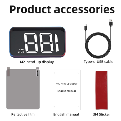 In-vehicle head-up display, M2 type in-vehicle digital speedometer