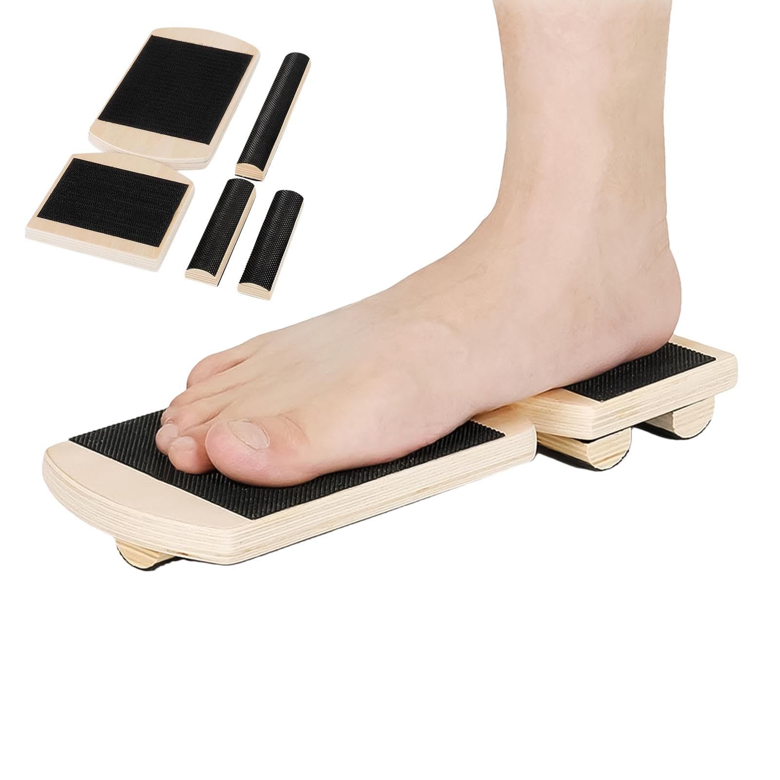 Wooden Foot Stretching Single Leg Balance Board