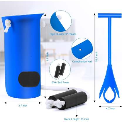 4-Inch Wide Sock Aid Kit – Easy Sock Wearing for Seniors, Post-Surgery Patients