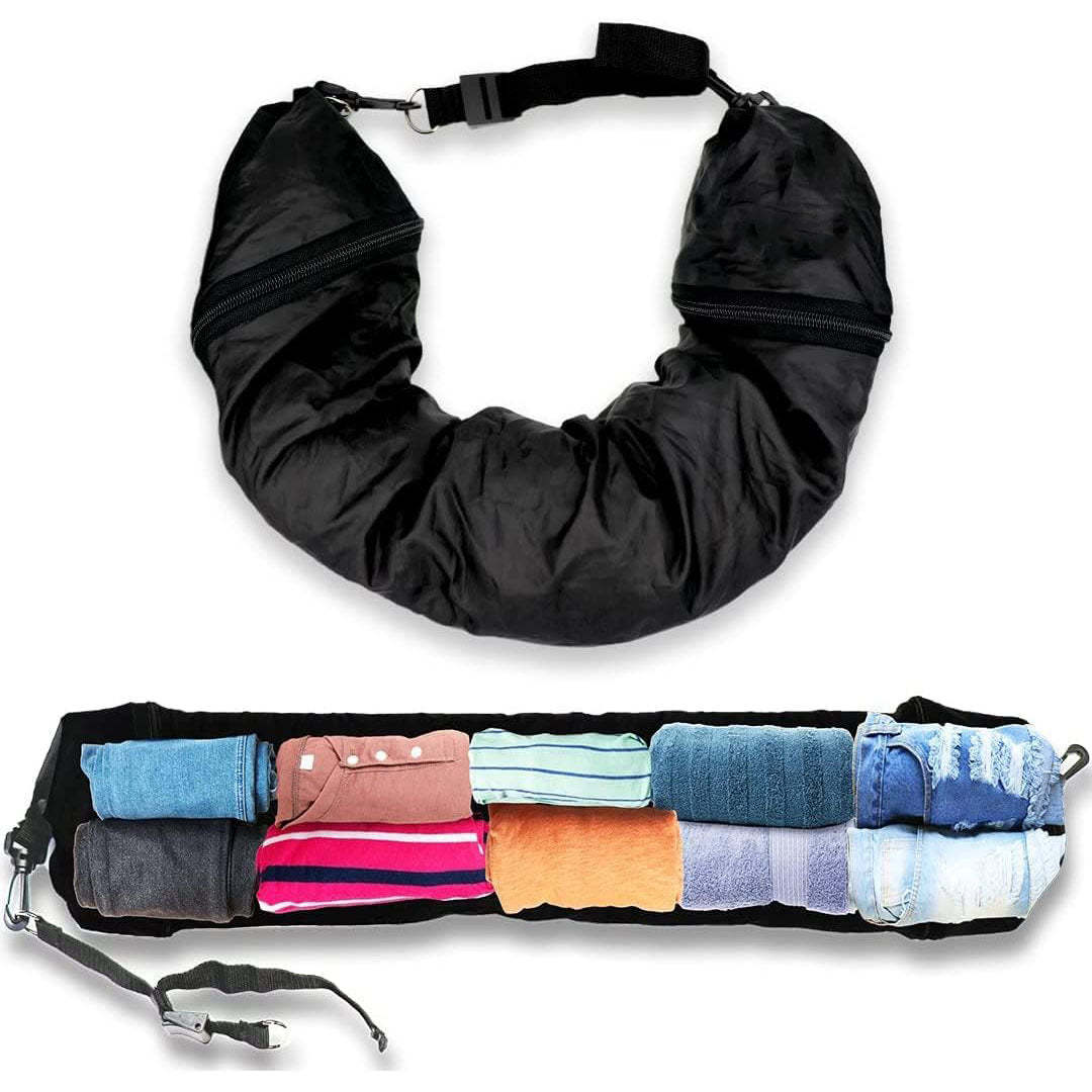 Travel Neck Pillow with Clothing Storage – Anti-Splash, Space-Saving T