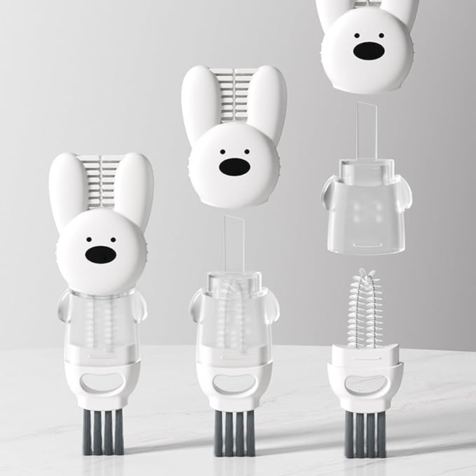 4-in-1 Mini Cute Cup Lid Cleaning Brush