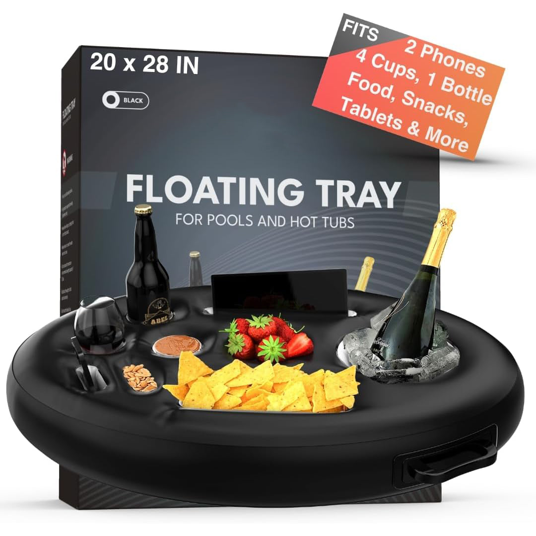 Premium Floating Drink Holder for Pool & Hot Tub – Holds Up to 50 lbs
