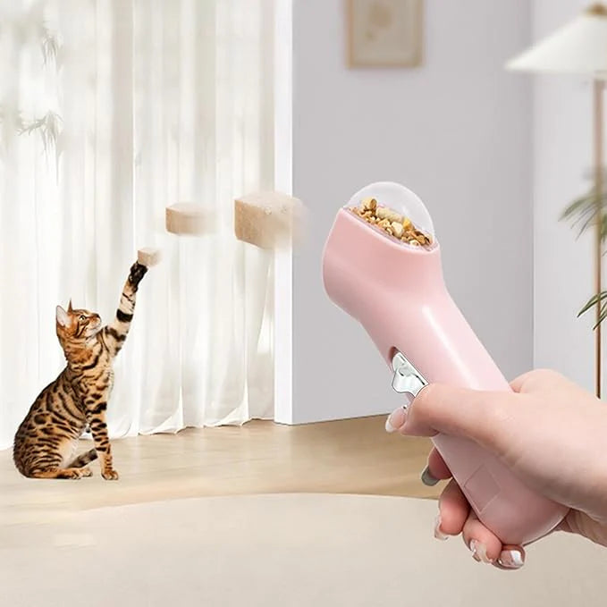 Pet feeding toys - snack cannon