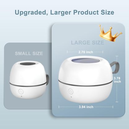 Portable Pacifier Sanitizer – UV Light Box | 99.99% Clean in 3 Minutes