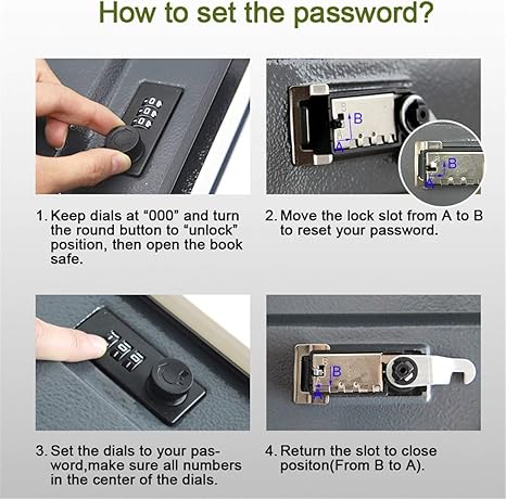 Real Paper Transfer Book Safe