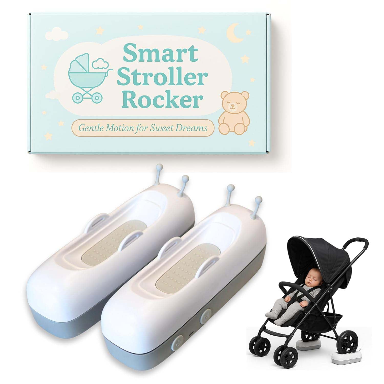 Smart Baby Soother (Attachable to Strollers)