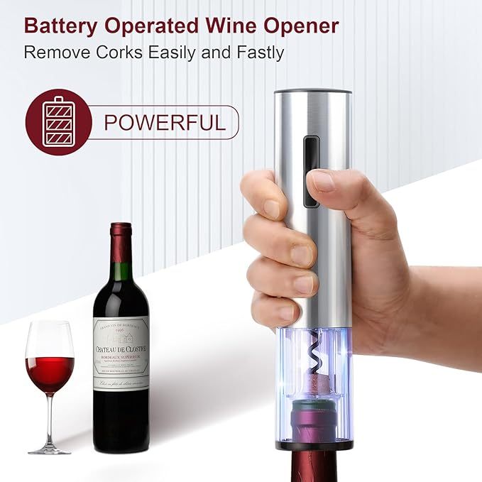 Rechargeable Wireless Automatic Electric Bottle Opener Set