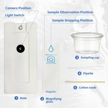 Portable Magnifier for Sperm Activity Detection (Single Use) – High Magnification Function