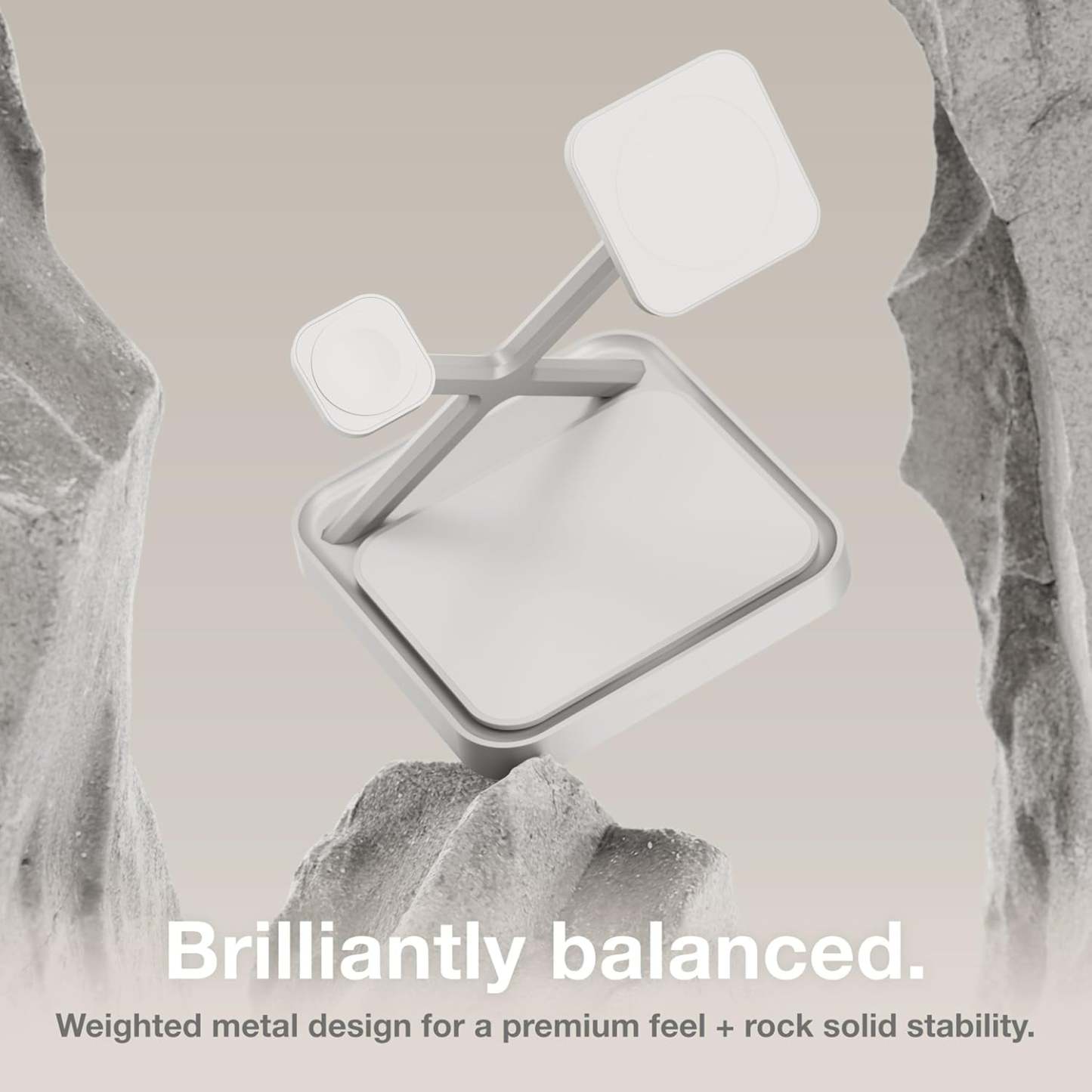 3-in-1 Wireless Charging Stand – Charging Station for iPhone, Apple Watch, and AirPods