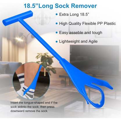 4-Inch Wide Sock Aid Kit – Easy Sock Wearing for Seniors, Post-Surgery Patients