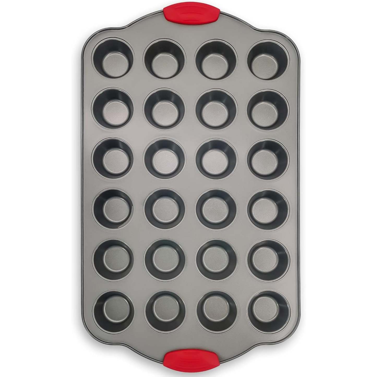 Non-Stick 12-Cup Silicone  Pan with Steel Rack - BPA Free, Non-Toxic, Deformation-Resistant