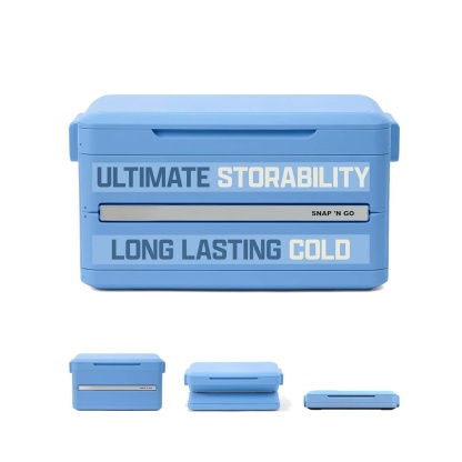 35Qt Collapsible Hard Cooler – 64-Can Capacity, 48-Hour Ice Retention, Foldable & Heavy-Duty