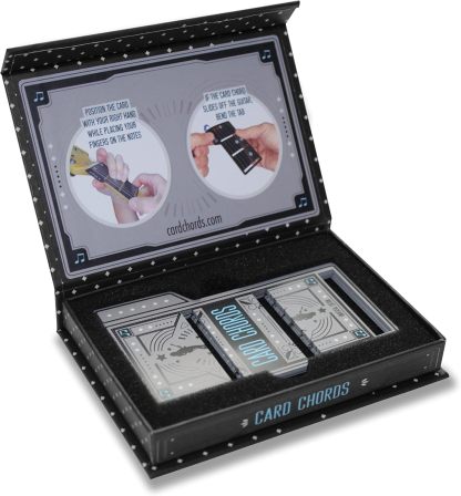 Instant Chord Cards Deluxe Edition with Carry Case – The On-the-Fretboard Learning System! 🎵