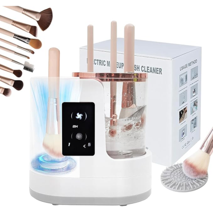 Electric Makeup Brush Cleaner, 3-in-1 Automatic Brush Cleaner
