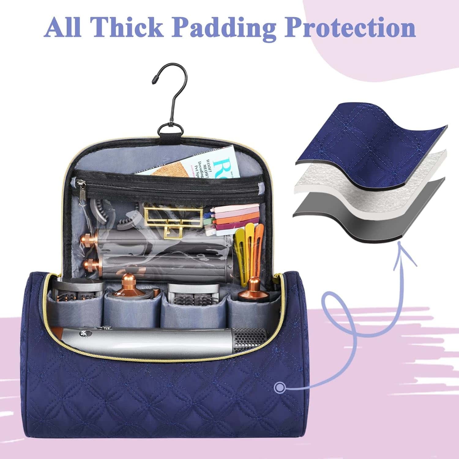 All-in-One Travel Case for Dyson Airwrap & Attachments