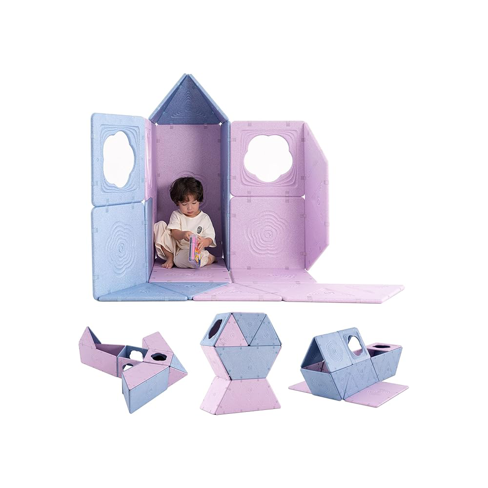 MagiForm Giant Magnetic Building Forts – 18-Piece Creative Playhouse Set