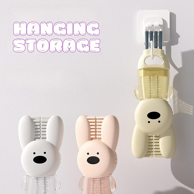 4-in-1 Mini Cute Cup Lid Cleaning Brush