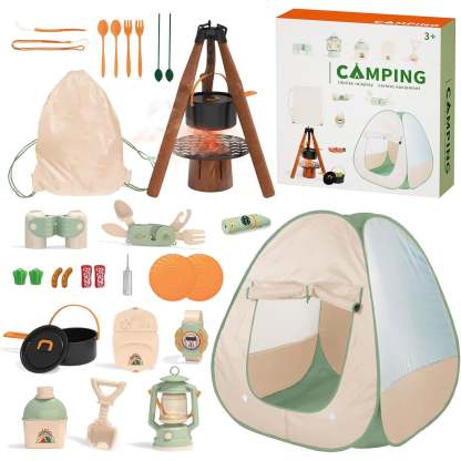 Kids Camping Set – Indoor & Outdoor Role Play Adventure Kit for Ages 3+