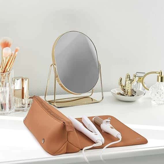 The All-in-One Heat-Resistant Travel Bag & Organizer for Hair Styling Tools.