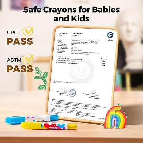 Non-Toxic Twistable Silky Crayons for Kids