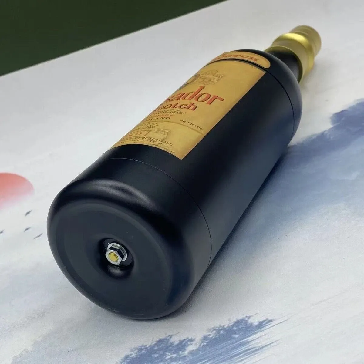 Whiskey Bottle Cigarette Dispenser Case