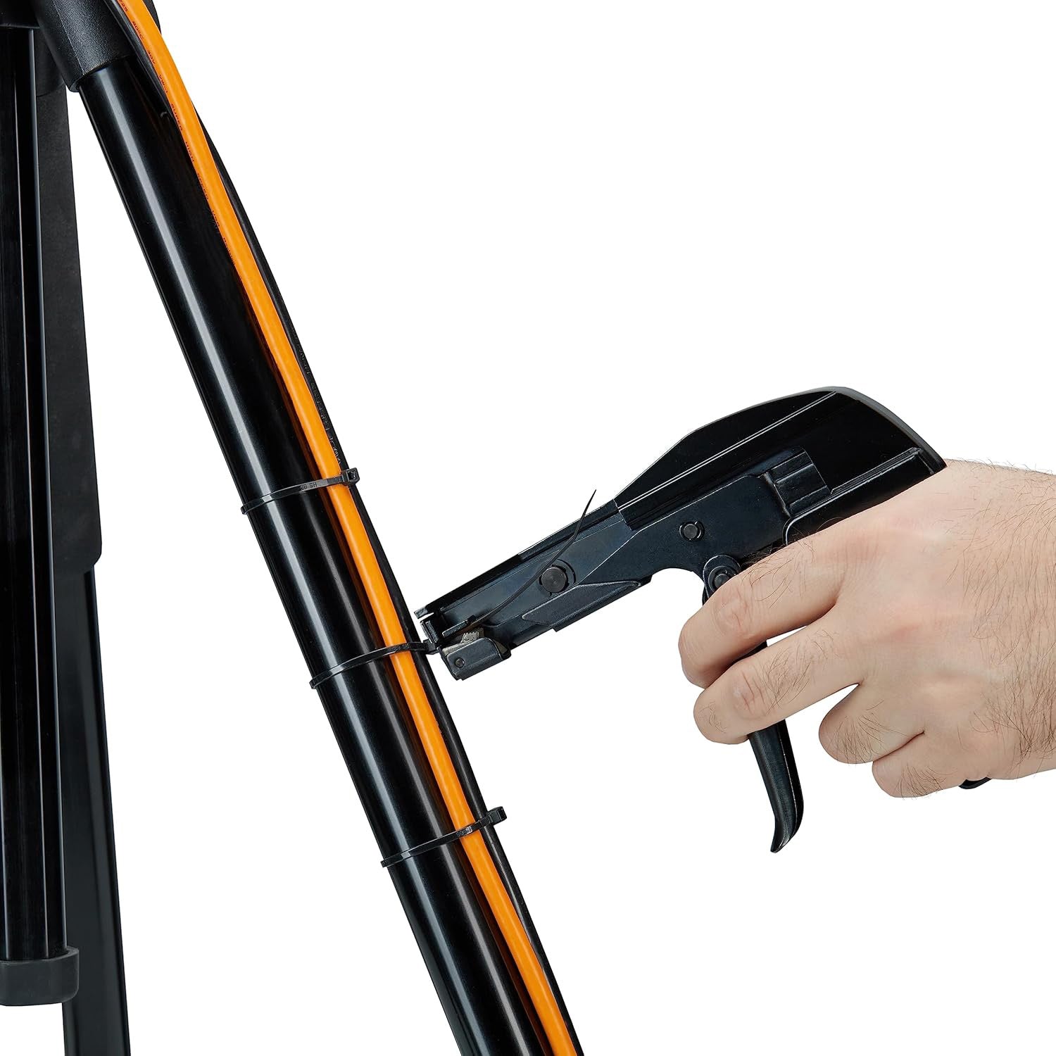 Cable Tie Gun – Adjustable Tension Cable Tie Installation Tool with Built-in Cutter
