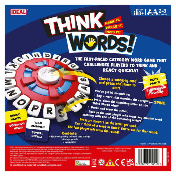The perfect travel game: Think Words Travel