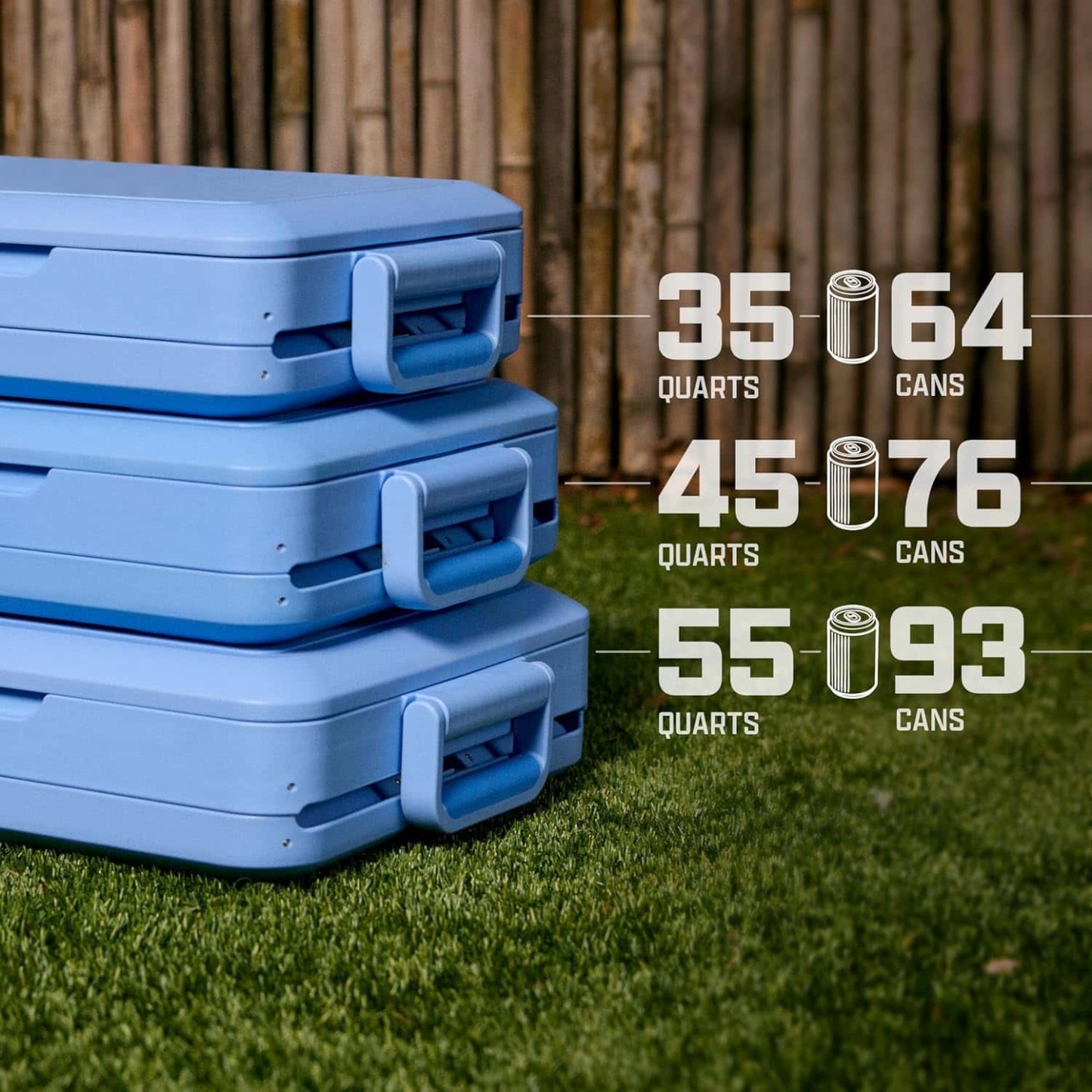 35Qt Collapsible Hard Cooler – 64-Can Capacity, 48-Hour Ice Retention, Foldable & Heavy-Duty