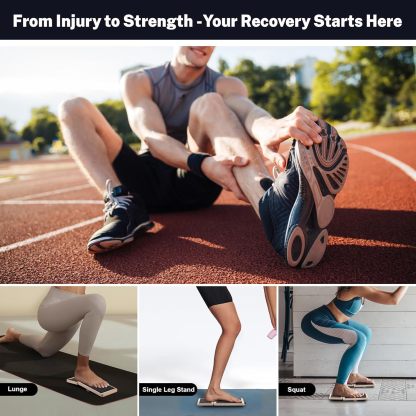 Wooden Foot Stretching Single Leg Balance Board