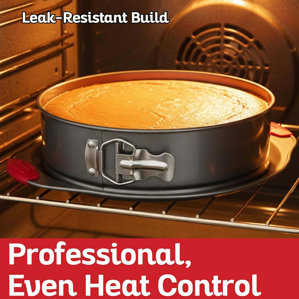 10-Inch Non-Stick Springform Pan - Professional Baking Tool