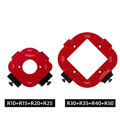 4-in-1 Corner Radius Router Template
