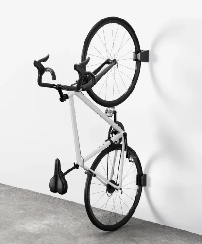 Wall-mounted bike rack