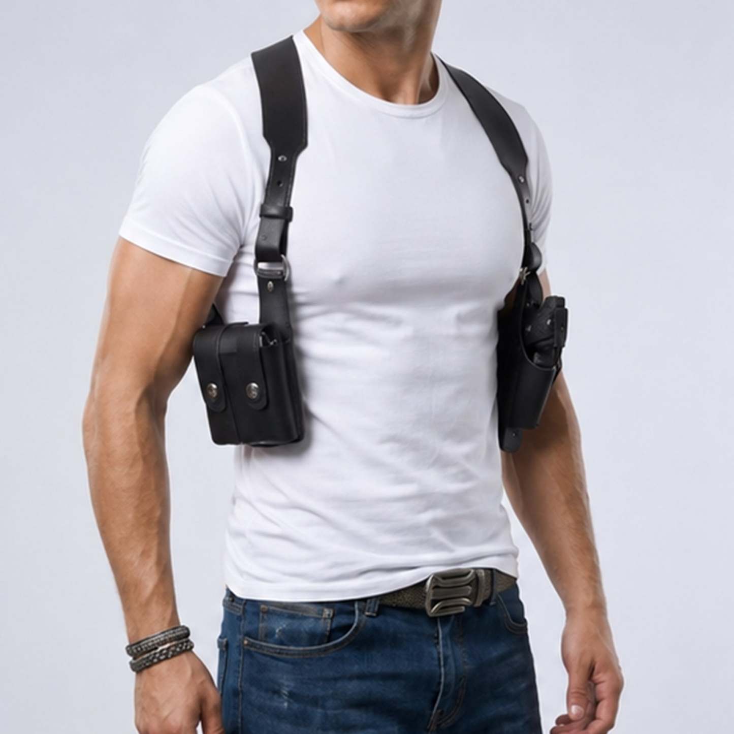 Genuine Leather Shoulder Holster
