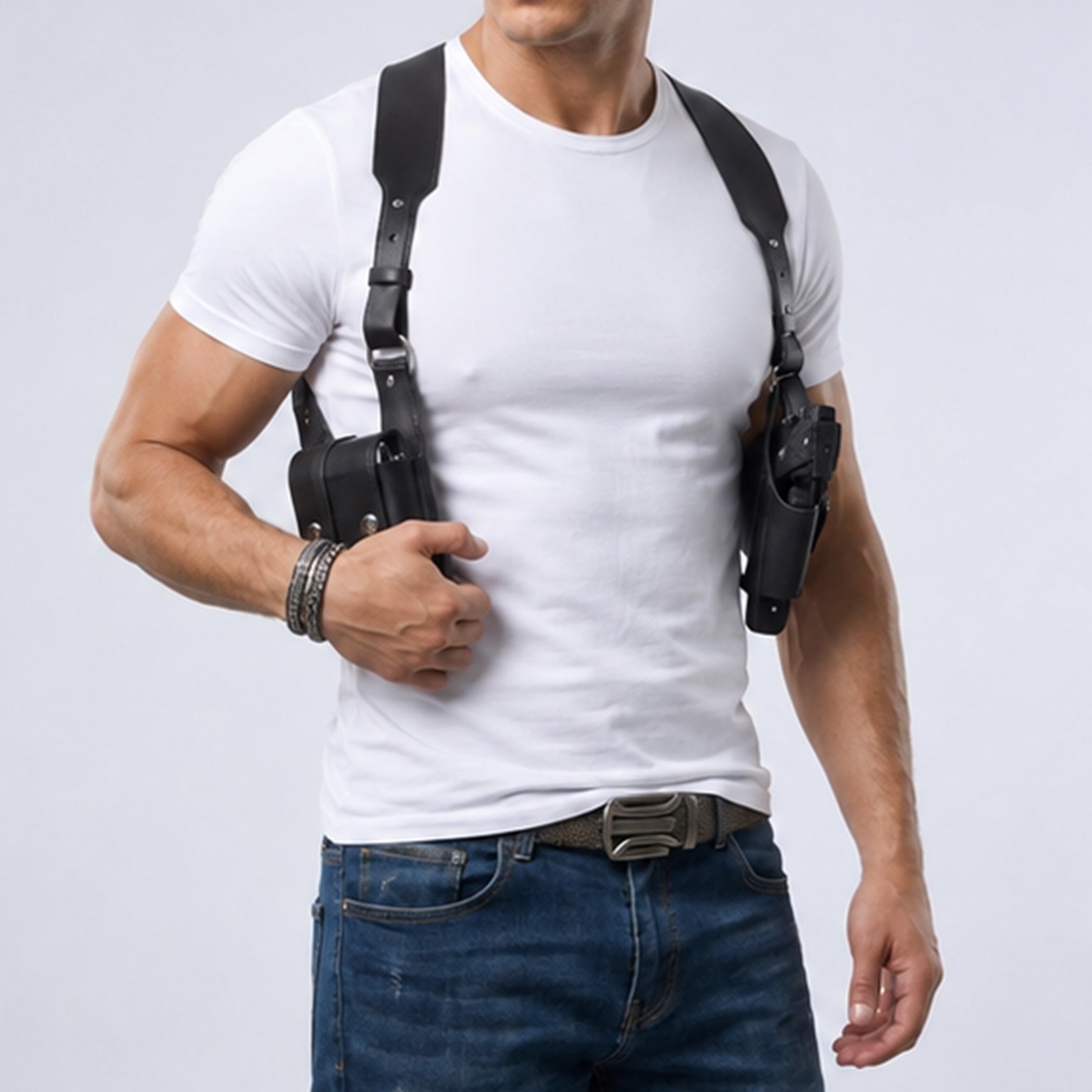 Genuine Leather Shoulder Holster