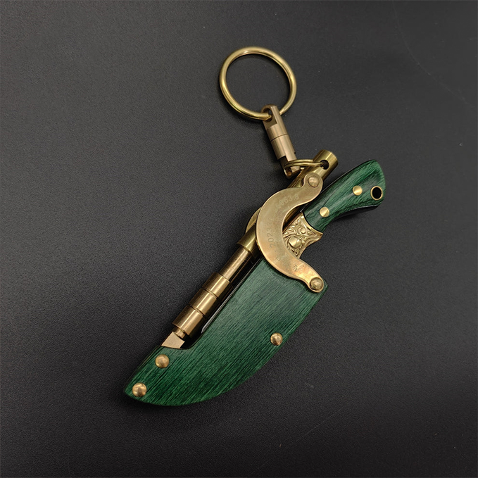 Handmade mini steampunk knife