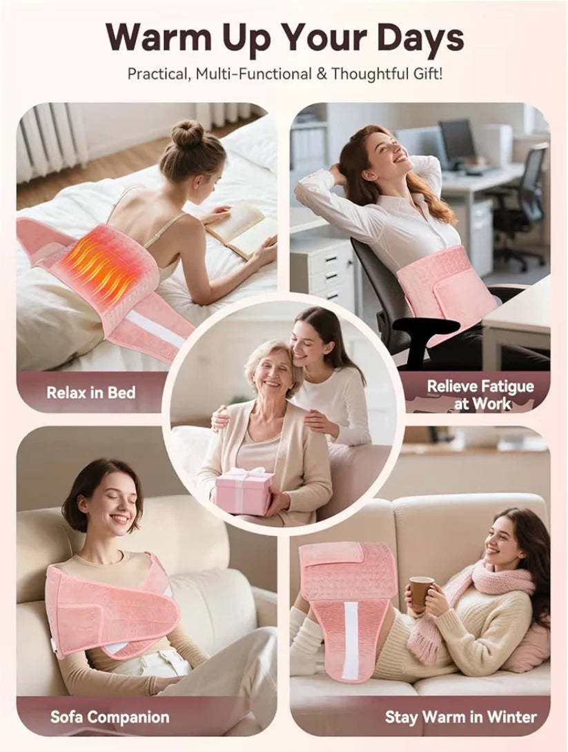 Women's Adjustable Heating Belt – Comfortable and Supportive Back & Abdominal Warmth