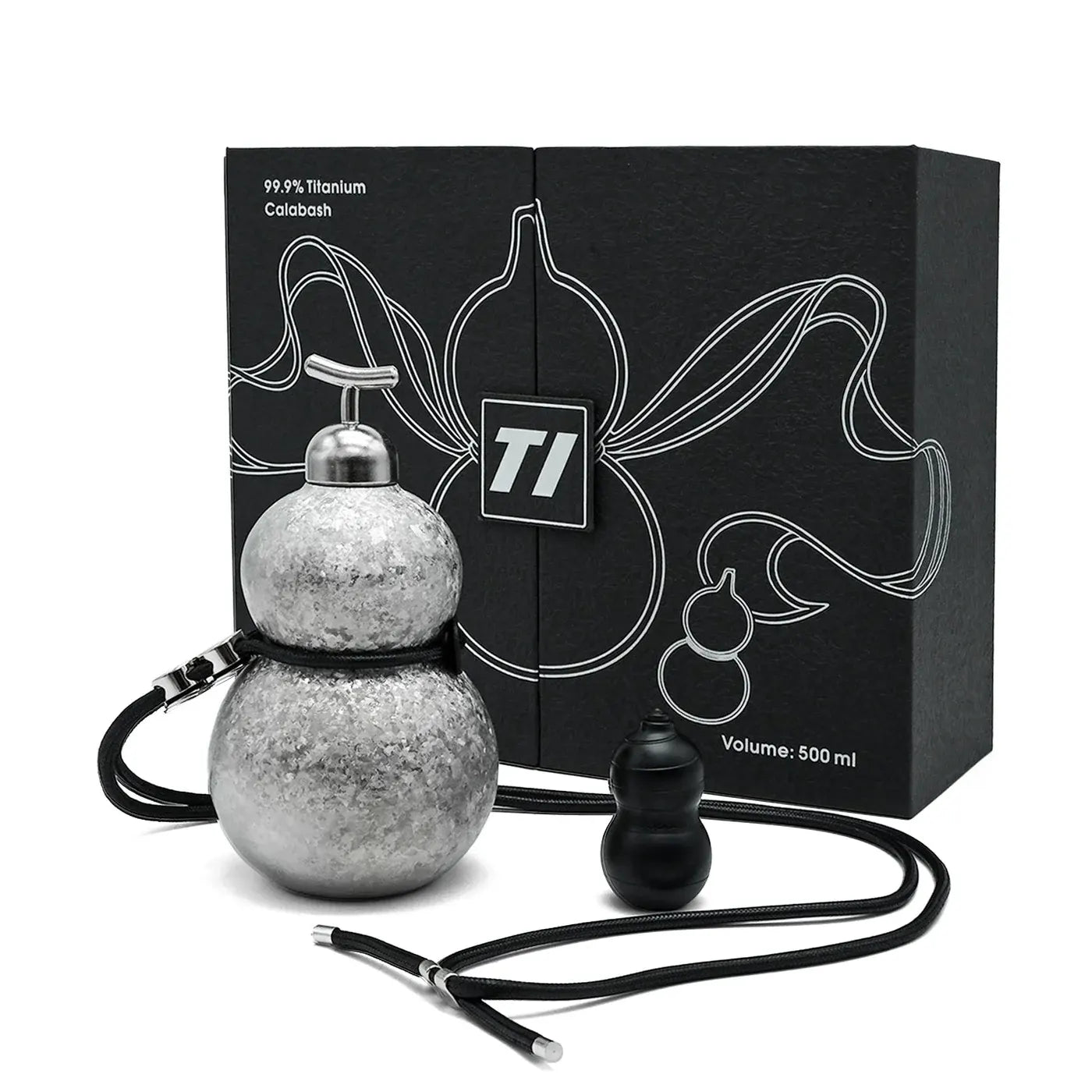 Titanium alloy gourd-shaped thermos bottle(Random color)