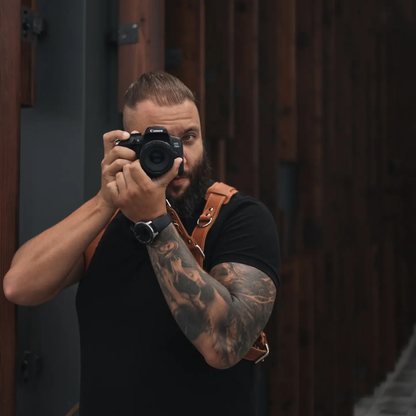 Padded camera shoulder strap