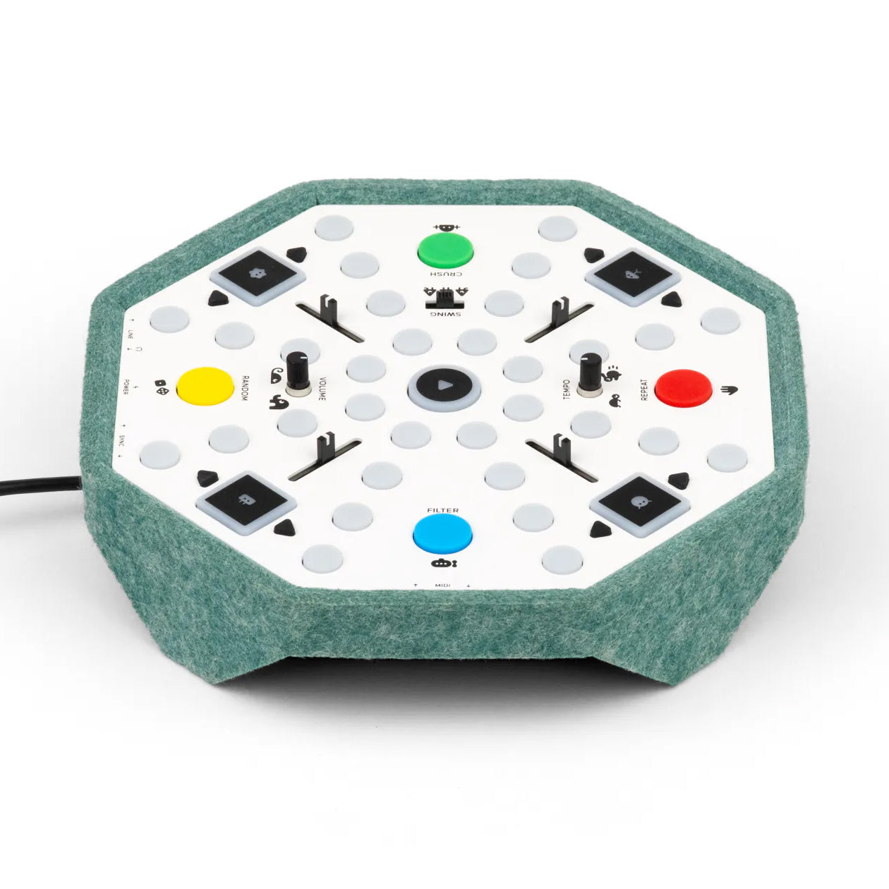 Kids Drum Machine – Circular Sequencer That Visualizes Rhythm