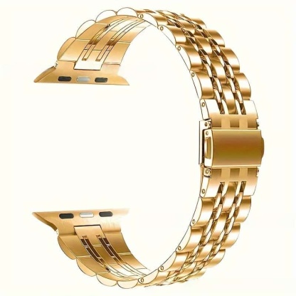 ✨ Stainless Steel Metal Band with Protective Case & Screen Protector ✨